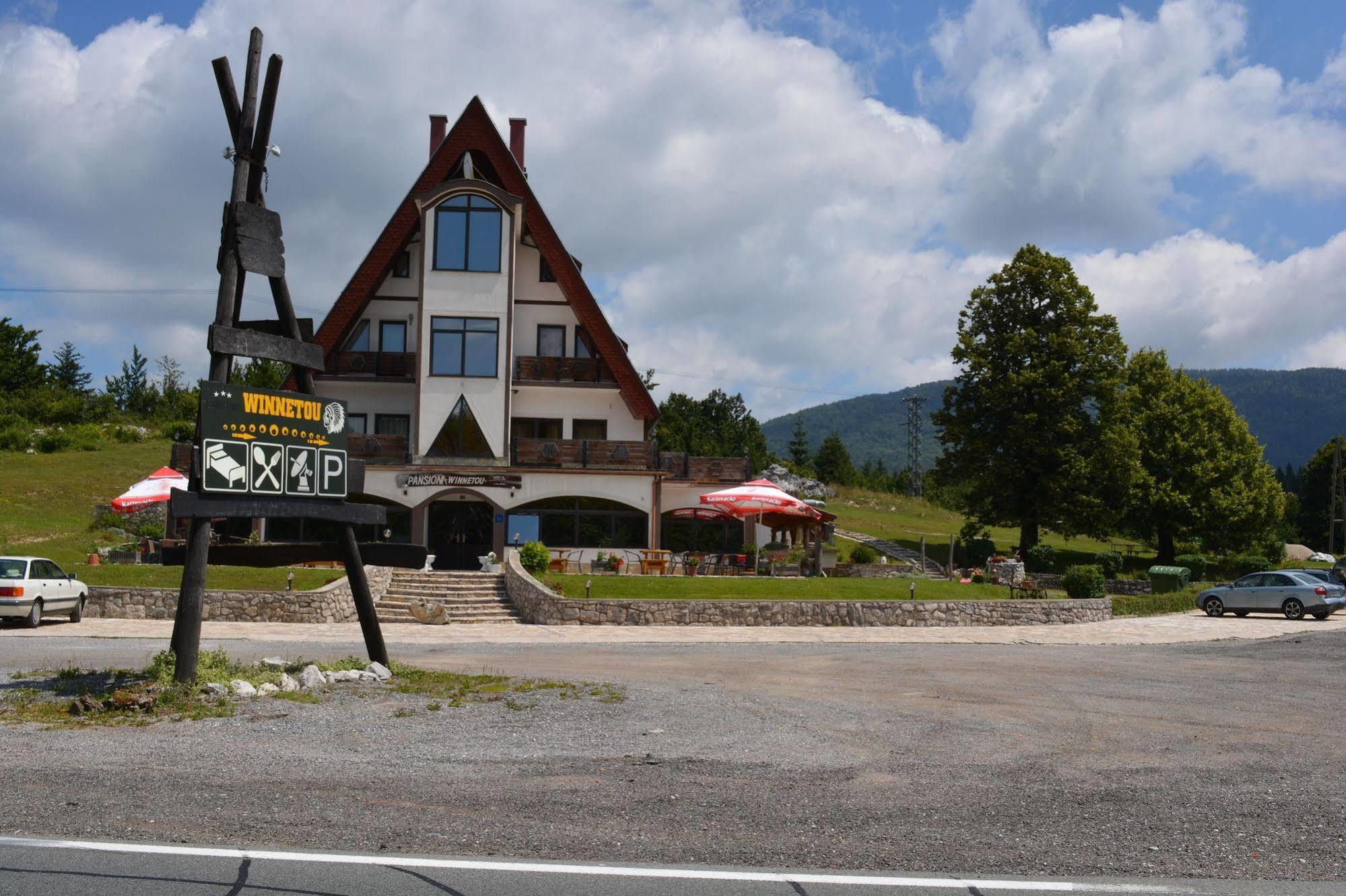 Pansion & Restoran Winnetou Plitvička Jezera Exterior foto